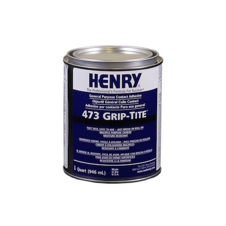 Henry 1 Quart H 473 General Purpose Contact Adhesive Henry 473